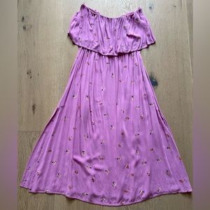 O’Neil strapless midi dress